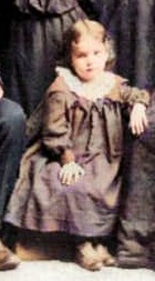 Anna M Bindl - circa 1900-Colorized