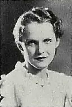 Charlotte O'Connell 1933 senior portrait East High School, Des Moines, IA