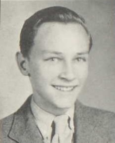 Donald MacDonald 1937 senior portrait Bulkeley School, New London, Connecticut