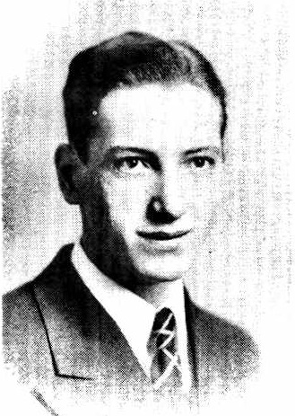 Gene E Prouty 1938 senior portrait Baraboo High School, Baraboo, Sauk, WI