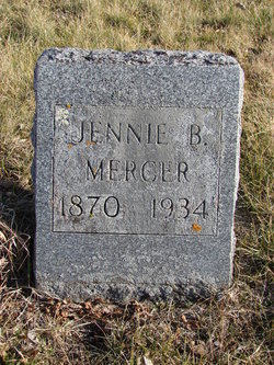 Jennie B Mercer tombstone