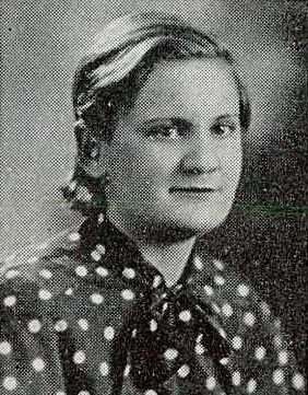 Louise H Scharff 1934 senior portrait Dubuque Senior High School, Dubuque, Iowa