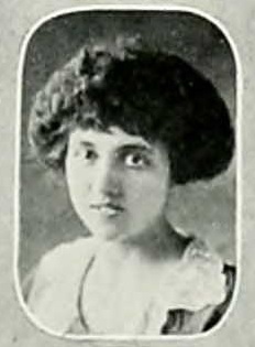 Marjorie Bates 1922 senior portrait University of California, Los Angeles, Los Angeles, California