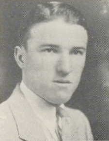 Marvin Pfaffle 1935 senior portrait Le Mars Community High School, Le Mars, Plymouth, Iowa