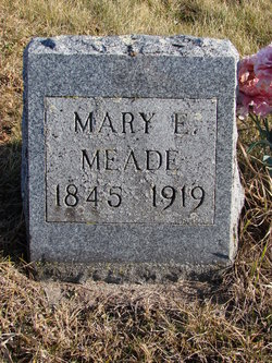 Mary E Meade tombstone