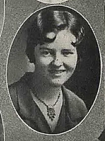 Mary Florine Welsh 1930 senior portrait East High School, Des Moines, Iowa
