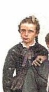 Minnie Bremer-circa 1880-Colorized