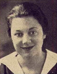 Norma Hunter Boscacci 1935 senior portrait Piedmont High School, Piedmont, California