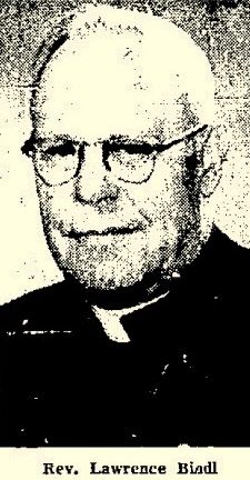 Rev Lawrence Bindl 1965