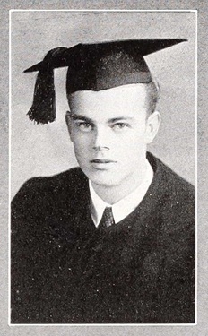 Thomas B Croal 1932 graduation portrait University of Santa Clara, Santa Clara, California