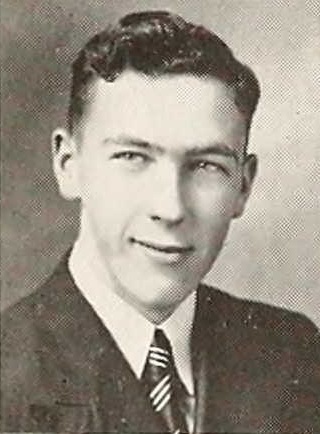 Thomas LeRoy Imes 1938 senior portrait Kendallville High School, Kendallville, Indiana