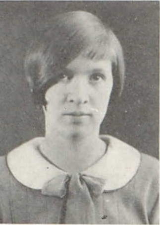 Ida Powell 1928 senior portrait Reedsburg High School, Reedsburg, Sauk, WI