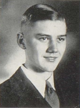 James Koenecke 1937 senior portrait Reedsburg High School, Reedsburg, Sauk, WI