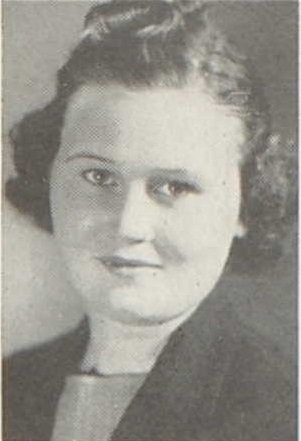 Juanita Palmer 1939 senior portrait Reedsburg High School, Reedsburg, Sauk, WI