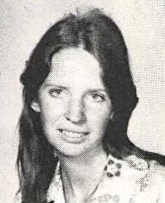 Karan Mercer 1976 senior portrait Highlands High School, San Antonio, Bexar, TX