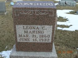 Leona C Maring tombstone