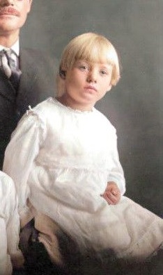 Luella Westedt - circa 1918-Colorized