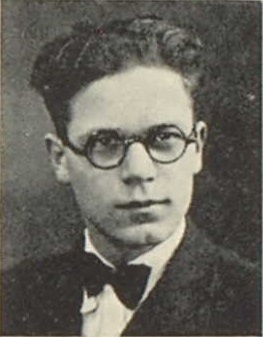 Richard Meyer 1927 senior portrait Reedsburg High School, Reedsburg, Sauk, WI