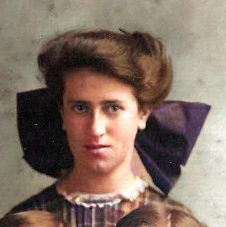 Sophia Jamtgaard circa 1909-Colorized