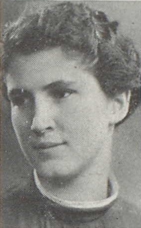 Theodeanne Dwyer 1938 senior portrait Reedsburg High School, Reedsburg, Sauk, WI